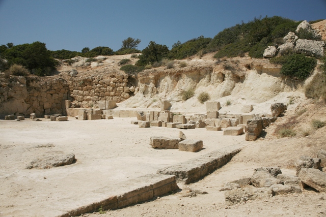Ancient Heraion - View towards the Agora (West court)
